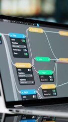 Aufkleber - Engineer Using Node Editor