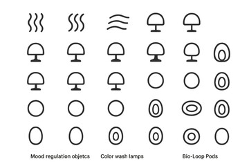 Poster - Innovative design concepts for mood regulation and lighting solutions in modern spaces