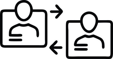 Poster - Peer to peer collaboration teamwork communication exchange interaction relationship connection network process design