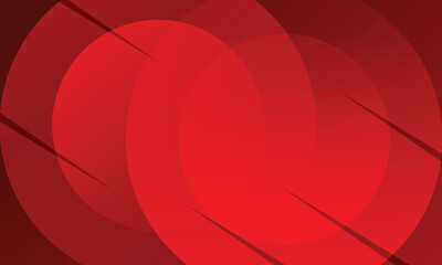 Fototapete - Red gradient abstract background. Circle shapes composition Space. suitable for background, landing page, wallpaper, home screen, theme. vector eps 10