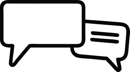 Poster - Communication bubbles icon vector illustration representing conversation chat speech dialogue and message symbol