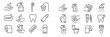 © Mark - Cleanliness icons for personal care and hygiene practices in everyday life