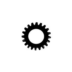 Poster - gears on white background
