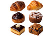 © The Stock Guy - Assortment of delicious pastries and baked goods, isolated on a transparent background