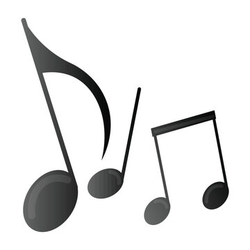 Dynamic Music Symbols: Shaded Eighth Note & Beamed Note Set
