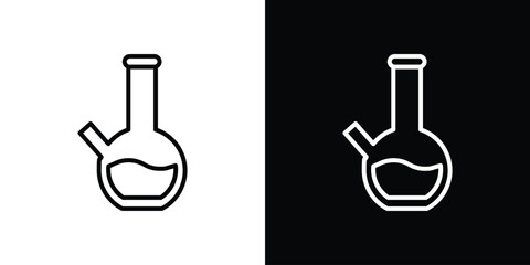 Canvas Print - bong icon graphic vector set for ui design