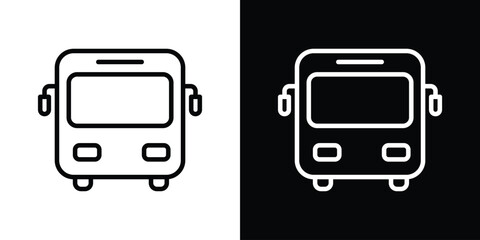 Aufkleber - Bus icon Graphic vector set for ui design