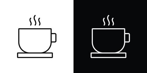 Fototapete - Coffee icon Graphic vector set for ui design