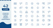 © Icon_pack - Customer service icon set. Containing customer satisfied, assistance, experience, feedback, operator and technical support icons.
