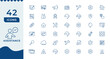 © Icon_pack - Customer service icon set. Containing customer satisfied, assistance, experience, feedback, operator and technical support icons.