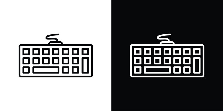 Keyboard icon Graphic vector set for ui design
