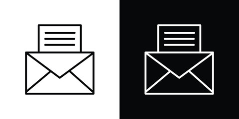 Poster - Mail icon Graphic vector set for ui design