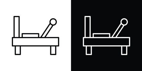 Canvas Print - reformer icon graphic vector set for ui design