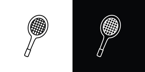 Canvas Print - tennis icon graphic vector set for ui design