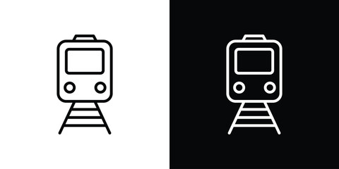 Aufkleber - Train icon Graphic vector set for ui design