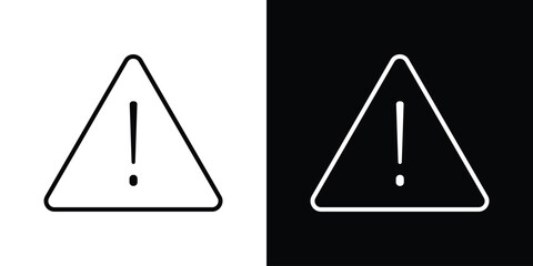 Poster - Warning icon Graphic vector set for ui design