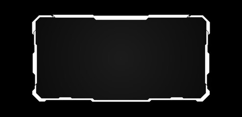 Leinwandbilder - Futuristic technology box white vector illustration	