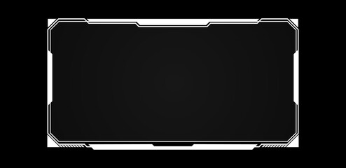 Leinwandbilder - Futuristic technology box white vector illustration	