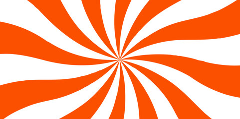 Poster - Abstract vibrant radial burst pattern consisting of alternating teal and white wavy rays. Spiraling motion effect, creating a hypnotic and energetic visual similar to a psychedelic or vintage pop-art 