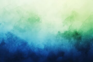 Poster - Soft blend of blue and green hues creating an abstract background in calm gradient tones