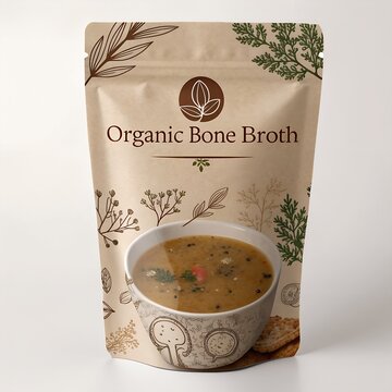 Gourmet Soup Packet Design & Logo Prompt