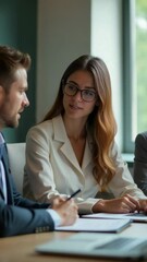Poster - Group gathering around wooden table, perfect for meeting or social occasion