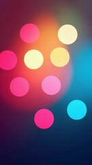 Poster - Nighttime city scene with multiple lights, suitable for use in urban or metropolitan backgrounds