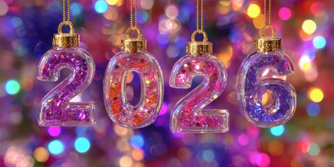 happy new year 2026. holiday background from 2026