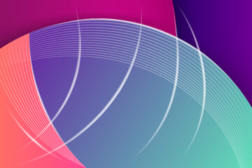Poster - Abstract colorful purple pink shapes presentation background Gradient dynamic lines background Modern mosaic pattern colorful geometric design background. colorful gradient horizontal layout design.