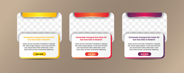 Poster - modern infographic text box template,  vertical layout infographics banner. element banner with photo space and description product. 