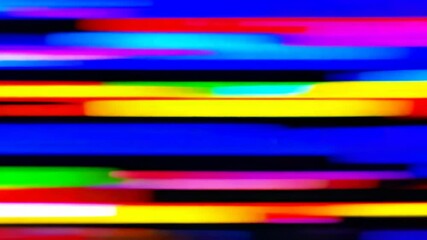 Poster - Dynamic abstract background animation with colorful horizontal lines and energetic motion