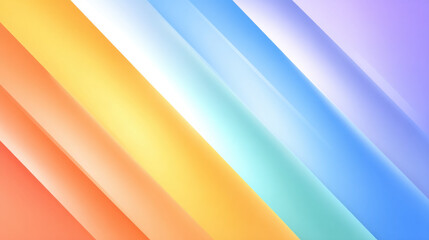 Aufkleber - Corporate gradient background with soft diagonal lines in warm and cool pastel colors creating smooth and calming abstract design