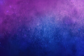 Poster - Purple Blue Grainy Gradient, Noisy Background Light to Dark Royal Purple Blue Amethyst Violet Deep Lilac Smooth Noise Texture Banner Backdrop Designhigh Detail, 8K