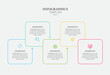 © nuca - Timeline infographic template design vector with 5 options or steps. Can be used for workflow diagram, info chart, annual report.