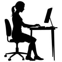 Poster - Female UX Designer Working on User Interface Design at a Desk During Daytime
