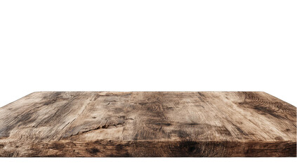 Poster - Wood tabletop against black backdrop