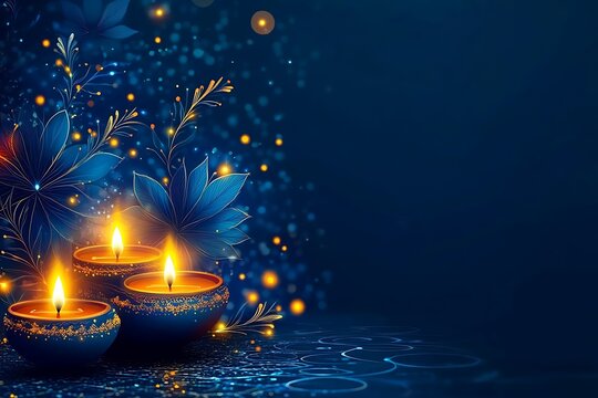 Happy Diwali background template.