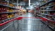© Agung - Supermarket aisle with shopping cart (2)