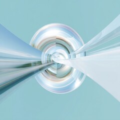 Aufkleber - Futuristic Virtual Tour Visualization with 360-Degree Panoramic Spherical Images for Immersive Digital Tourism and Innovative Navigation Technology