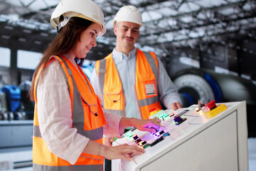 Poster - Explaining Power Plant Machines, Young Engineer Worker Learns