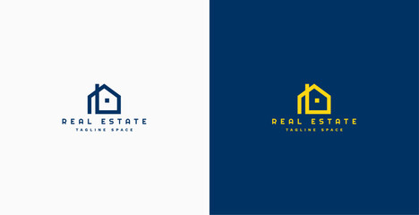 modern logo design for real estate house agent