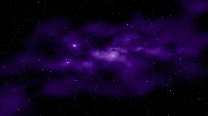 purple cosmic nebula with starfield dust
