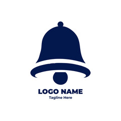 Bell vector logo modern bell branding bell minimal bell icon bell clean bell for user interface app development startup logo concept flat design graphic resource identity