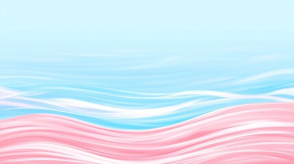 Poster - Dancing pink squiggles adorn a periwinkle background, ideal for use in abstract header, poster, banner, and backdrop designs