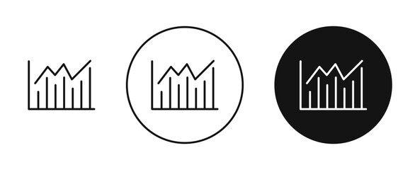 Poster - Stats icon illustration vector symbol set