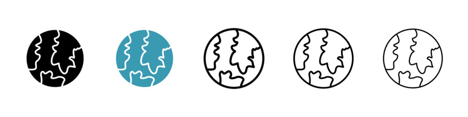Poster - World icon illustration vector symbol set