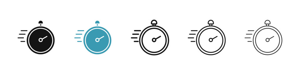 Poster - Express icon illustration vector symbol set