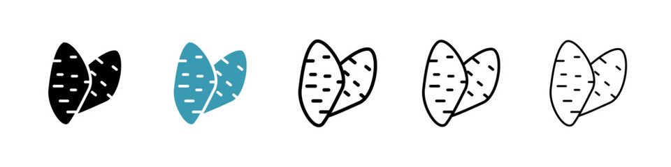 Poster - Sweet potato line icon in art style vector