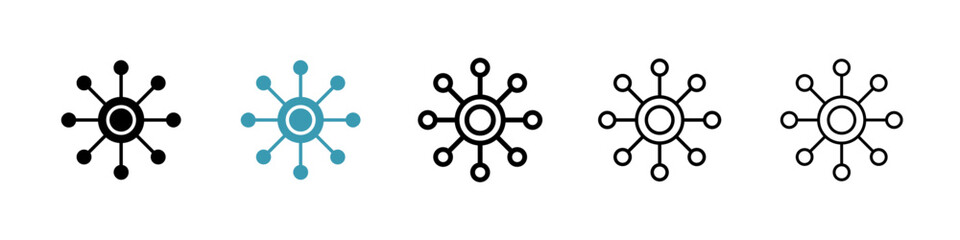 Poster - Variety line icon in art style vector