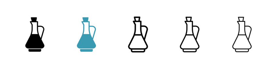 Poster - Vinegar line icon in art style vector